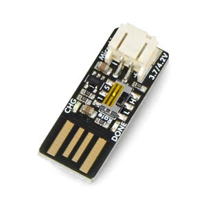 MCP73831 - Li-Pol / Li-Ion зарядний пристрій з одним елементом 1S 3,7 В USB - Adafruit 1304