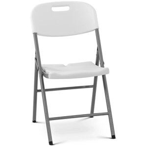 Складаний стілець - 180 кг - Royal Catering - Royal Catering - Сидіння: 40 x 38 см - білий