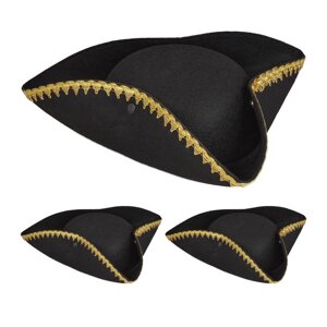 Набір з 3 піратських капелюхів