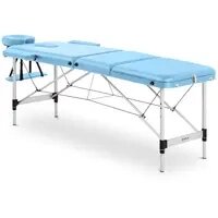 Розкладний масажний стіл - 185 x 60 x 60-81 см - 180 кг - бірюзовий