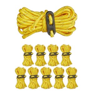 Набір з 10 світловідбивних мотузок для наметів