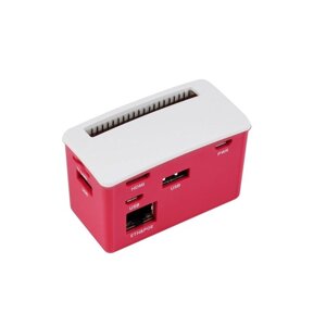 3x USB-концентратор з роз'ємом Ethernet PoE з чохлом для Raspberry Pi Zero - Waveshare 20895