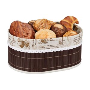 Хлібний кошик Париж в коричневому кольорі