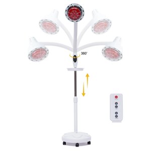 Інфрачервона лампа Інфрачервона теплотерапевтична лампа з підставкою для підлоги Червоне світло Лампа Теплова лампа з