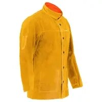 Зварювальна куртка зі спилка коров'ячої шкіри - золотистого кольору - розмір XL