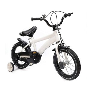 14-дюймовий дитячий велосипед Kid Balance Bike з тренувальними колесами білий