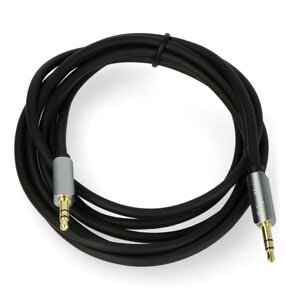 Kruger & Matz Jack 3,5 мм Stereo Black - 1,8 м кабель