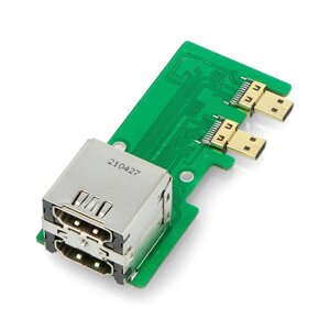 Плата з microHDMI - HDMI адаптер - для Raspberry Pi 4B - Uctronics U6129
