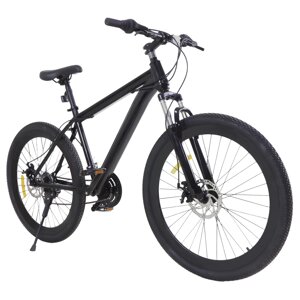21-швидкісний 26-дюймовий гірський велосипед для хлопчиків / дівчаток Original Gear (чорний)