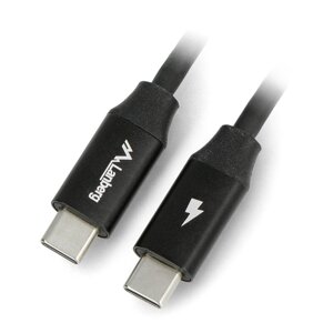 Кабель Lanberg USB C - USB C 2.0 чорний Premium QC 4.0 PD 1.8 м