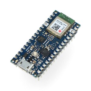 Arduino Nano 33 BLE - з підключеннями - ABX00034