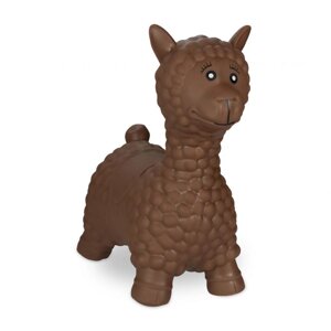 Надувна тварина лама в коричневому кольорі