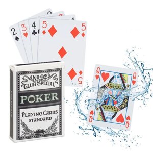 Водонепроникні пластикові покерні карти