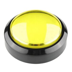 Велика кнопка 10см - жовта - SparkFun COM-11273