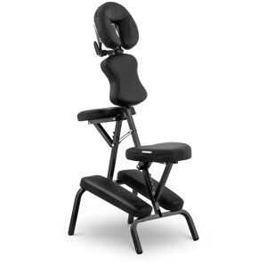 Складане масажне крісло - 26 x 46 x 104 см - 130 кг - Чорний