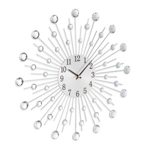Діамантовий настінний годинник Ø 50 см