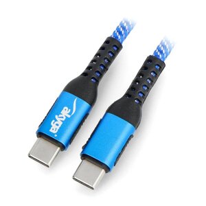 Кабель Akyga USB Type-C - USB Type-C Blue - 0.5 м - AK-USB-36