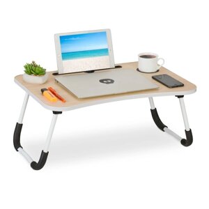 Столик для ноутбука з підставкою для планшета та напоїв