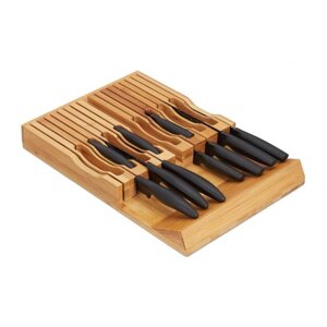 Бамбуковий органайзер для ножів на 17 ножів