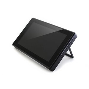 H ємнісний РК IPS сенсорний екран 7 1024x600px HDMI + USB для Raspberry Pi - чорний корпус - Waveshare 13857