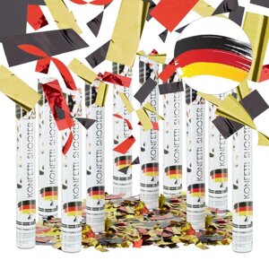 Конфетті-гармата 40 см для вечірок Німеччина з металевою фольгою