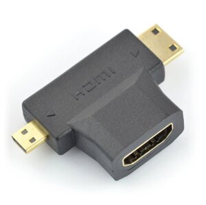 Перехідник HDMI - miniHDMI / microHDMI