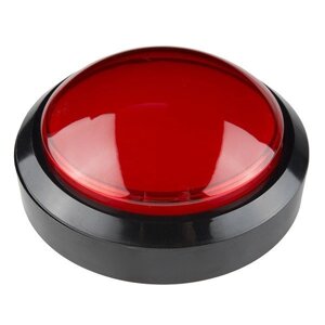 Велика кнопка 10 см - червона (версія eco2)