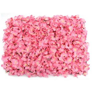 20 штук штучних квіткових настінних панелей Квіти Стовп рожеві гортензії