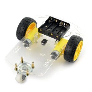 Шасі Rectangle 2WD 2-колісний робот-шасі з приводом від постійного струму