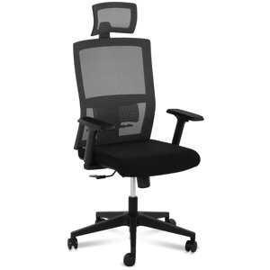 Офісне крісло - сітчаста спинка - підголовник - 150 кг