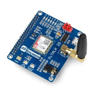 PiTalk 2G HAT - модуль бездротового зв'язку - накладка для Raspberry Pi - SB Components 25978