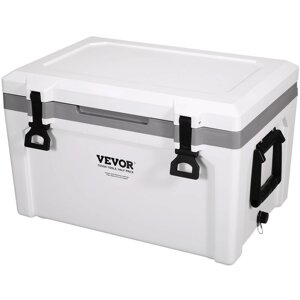 Пасивний холодильник VEVOR Ice Box 57,26 л, ізольований холодильник кемпінговий термобокс 45-50 банок, кемпінговий