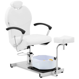 Крісло для догляду за ногами - з підставкою для ніг і ванночкою для ніг
