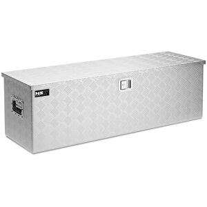 Алюмінієвий транспортувальний ящик з замками для зберігання інструментів, 124 x 38 x 38 см, 150 л
