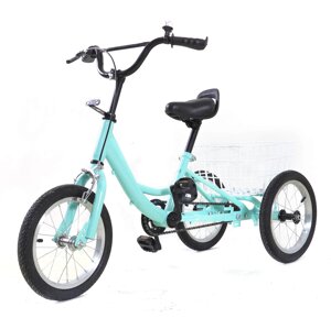 14-дюймовий одношвидкісний дитячий велосипед, велосипед-балансир з кошиком для дітей 5-6 років