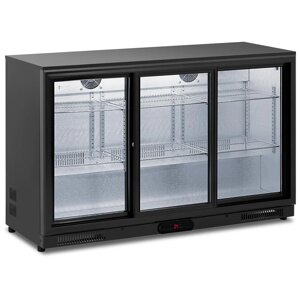 Холодильник для напоїв - 318 л - Royal Catering - Чорна сталь з порошковим покриттям