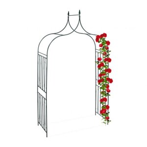 Декоративна подвійна арка для витких рослин саду, залізо, 270 см