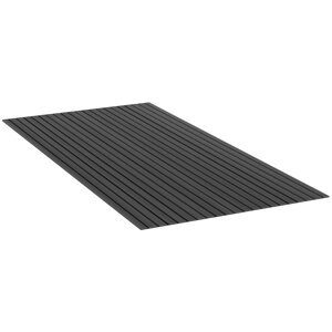Підлогове покриття для човна - 240 x 120 см - антрацит / чорний