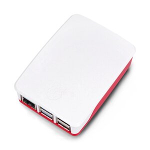 Чохол для Raspberry Pi 5 офіційний - червоний та білий