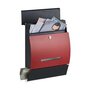 Дизайнерська поштова скринька з відділенням для газет