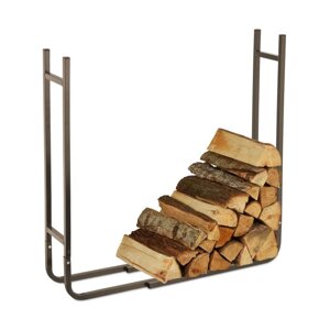 Стійка для дров з коричневої сталі