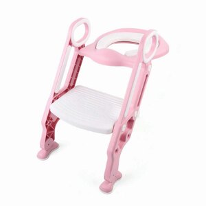 Туалетний тренажер для дітей Сидіння для дитячого туалету Навчальний горщик Дитячий горщик (рожевий)