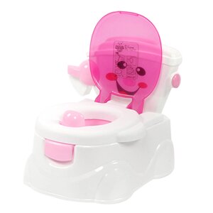 Дитячий горщик для унітазу рожевий Туалетний тренажер Дитячий туалет Навчальний горщик