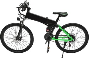 CNCEST E-bike Гірський велосипед 21 передача, 26-дюймовий складний велосипед дорослі електричні велосипеди складний