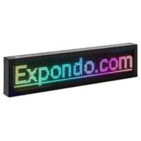Світлодіодна біжучий рядок - 96 x 16 кольорових світлодіодів - 67 x 19 см - програмується через iOS / Android