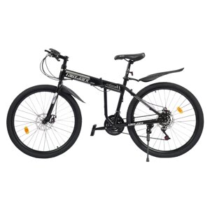 Складаний велосипед Bathrena 26-дюймовий гірський велосипед 21-швидкісний гірський велосипед Набір бризковиків для