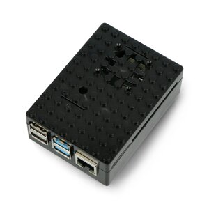 Чохол Pi-Blox для Raspberry Pi 4B - чорний - Multicomp Pro MP001209