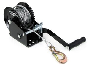 1500 кг ручна кабельна лебідка для човна лебідка з 10-метровою дротяною мотузкою для причепа вантажівки