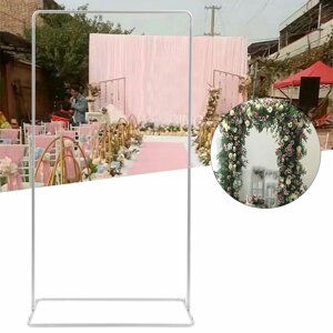Квадратна весільна арка з основами, біла арка для прикраси весільної вечірки