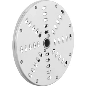 Насадка-диск для терки електричної овочерізки RCGS 550, 7 мм, нержавіюча сталь, 21,5 x 21,5 x 3,5 см